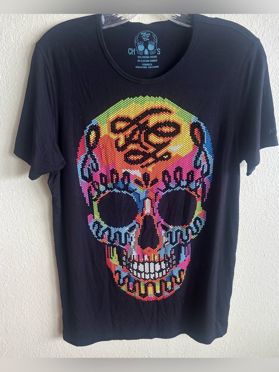Ay Guey! Other - New With Tags Ay Guey! Sugar Skull Black Shirt Size: Medium
